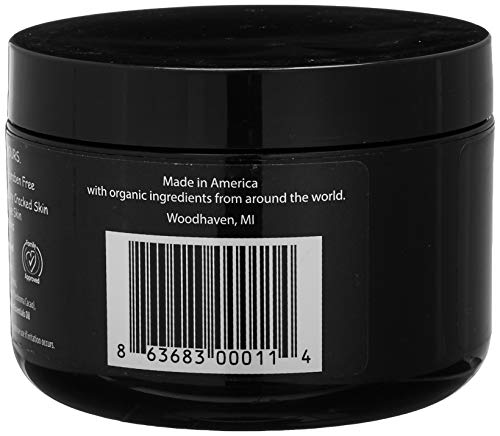 Coconut Essentials Moisturizing Body Butter - Coconut Oil, Vitamin E, Shea, Peppermint, Almond, Cocoa and Sunflower - for Beautiful and Glowing Skin!! 8 oz